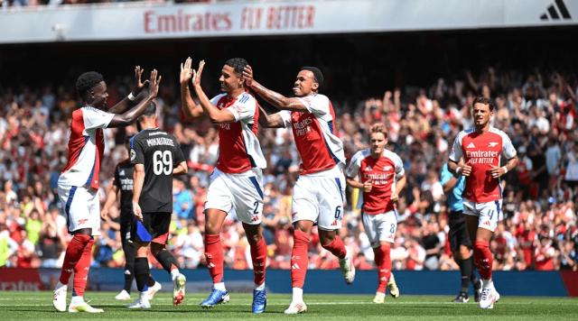 两中卫破门！阿森纳定位球强势依旧，静候首轮英超