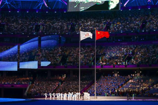 杭州第19届亚运会正式开幕 圣火第三次在中国点燃